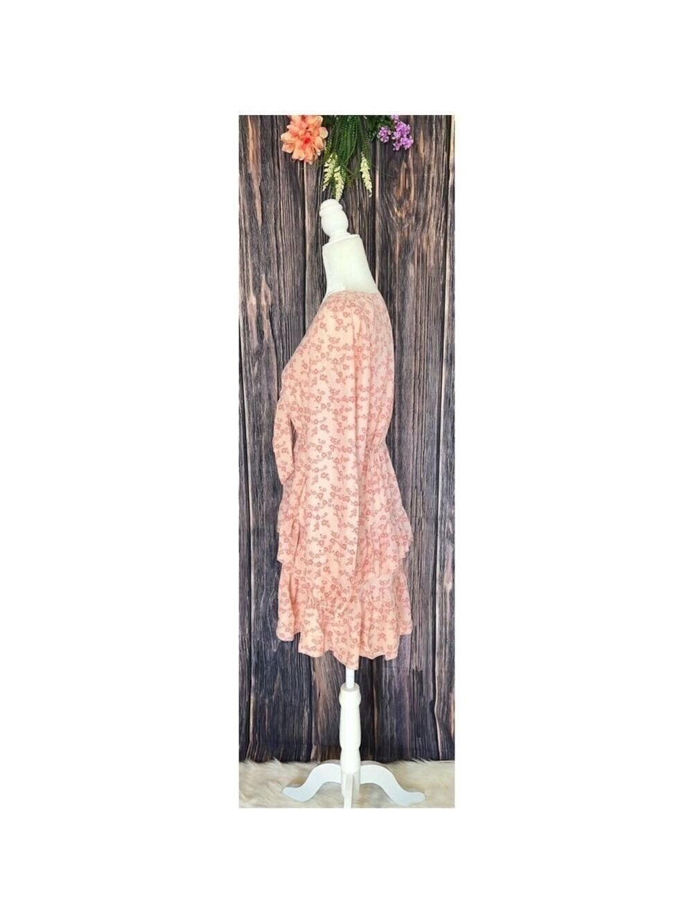 Forever XXI Ruffled Mini Dress (Med) - Picture 3 of 7